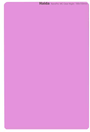 Haida NanoPro MC Übergroßer Didymium-Filter, 100 x 150 mm, zur Reduzierung von Lichtverschmutzung bei Sky/Star, 100 x 150 mm