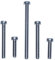 Zylinderschrauben mit Schlitz Stück Schlitzschrauben DIN 84 aus A2 Edelstahl rostfrei, Maschinenschraube mit Vollgewinde - ISO 1207