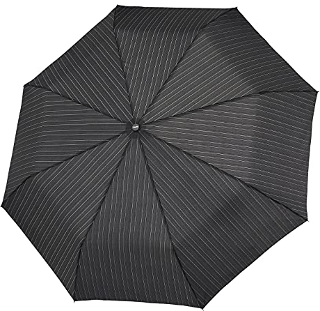 Doppler Taschenschirm Fiber Magic Uni – Sehr leicht durch Fiberglas – Auf-Zu-Automatik – Stripes