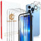 tigratigro Cristal templado para iPhone 13 Pro Max, 6,7 pulgadas, película de vidrio templado HD 9H, dureza de 0,33 mm, súper transparente [4 unidades + 2 piezas con herramientas fáciles de instalar]