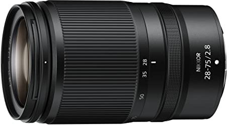 Nikon NIKKOR Z 28-75 F/2.8, Obiettivo Zoom Leggero, Compatto, Effetto Bokeh Artistico, AF Silenzioso, nero [Nital Card: 4 Anni di Garanzia]