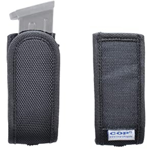 COP 1408 offenes Universalholster/Magazintasche mit Hakenklettrücken/schwarz