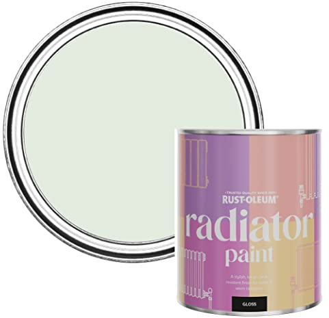 Rust-Oleum Green Heat Resistant Radiator Paint in Gloss Finish - Sage Mist 750ml