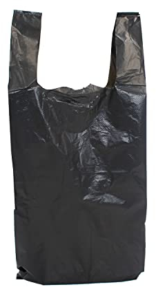 Large Black Incontinence Nappy Bags - Adult Diaper Disposal Bags for Odor-Free Disposal- (Pack of 100)