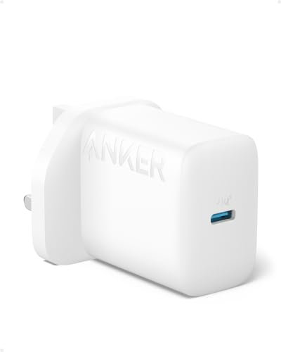 USB C Plug for iPhone, Anker 20W USB C Fast Charger for Tablet, Compatible with iPhone 15 Series, iPad Pro, AirPods Pro 2, and More (Cable Not Included)