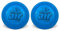 Hero Disc USA Hero Air 235 Dog Disc, Outdoor Hundespielzeug und Haustierscheibe, Leichte Hunde Flugscheibe 2 Stück (Blau)