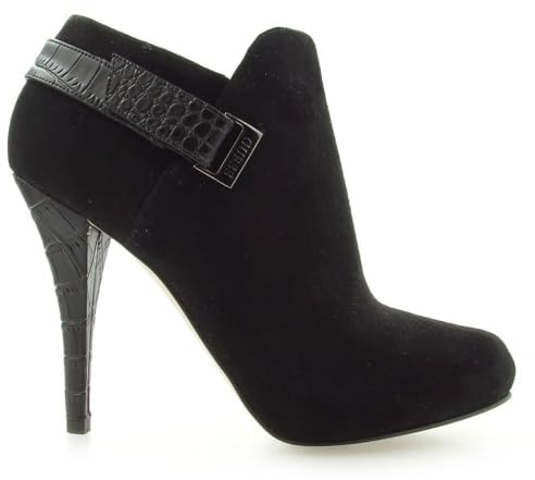 GUESS SCARPE TRONCHETTO TACCO DONNA FLOWM3SUE09 PELLE NERO ORIGINALE AI Taglia 39 Colore Nero