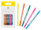 Talking Tables 24 x Happy Birthday Kerzen mit Haltern Topper Kuchendekorationen für Jungen oder Mädchen, helles Regenbogen-Thema, Gelb, Rosa, Grün, Blau und Orange, recycelbare Verpackung