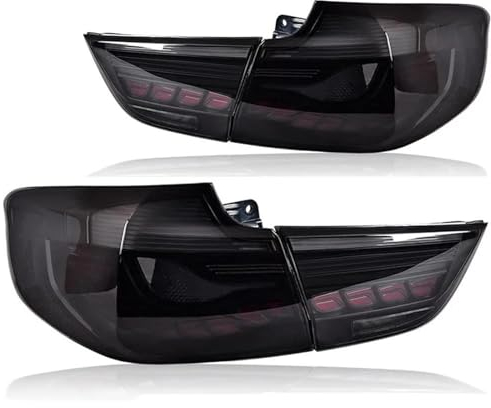 Auto Rückleuchten für BMW 3 Series GT F34 GTS 2014-2015,Rückleuchten Rückleuchten Montage Rückleuchten,Smoked Full Set
