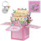 BOFUNX Pop Up Karte Muttertag mit Schlüsselanhänger Muttertagsgeschenk 3D Muttertagskarte - Best Mom Ever Grußkarte Glückwunschkarte für Muttertag Mama Geburtstag