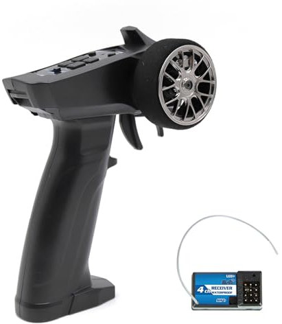 Trasmettitore radiocomando TURBO RACING 2.4GHZ a 4 canali 91803GVT Il telecomando con ricevitore è adatto per auto e barche Rc
