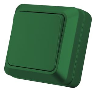 Interruptor de pared,interruptor de pared más verde 1 vía,interruptor mecánico de pared 86 mm, interruptor estándar 10 Amp, 250 V