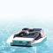 Skim Atom Robot Skimmer Limpiador de Piscina, Limpiador de Superficie de Piscina, Opción Manual y Automática, Evitación Automática de Obstáculos, Robot Limpiador de Superficie Recargable Inalámbrico.