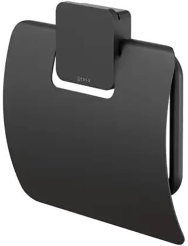 Geesa Topaz Toilettenpapierhalter Schwarz