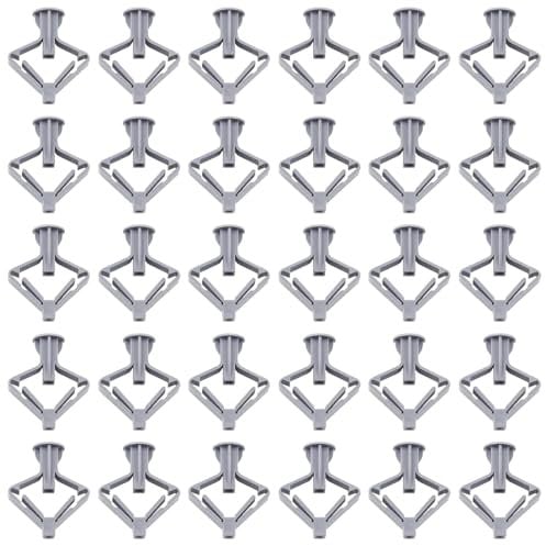 NJCXOLA 30 ensembles Cheville,Fixations Pour Plaques De Plâtre Vis Cheville Brique Creuse Forme Papillon Pour Fixations Murales Creuses Cloisons Sèches