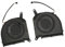 Interner Laptop-Kühlerlüfter für AERO 15 SA 17 HDR XA RP75XA RP77XA, 4-poliger Stromanschluss, ABS-Material, Einfach zu Bedienen (CPU und GPU)
