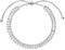 Purelei® Crystal Glow Armband – Größenverstellbar mit Slider-Verschluss, Zirkoniasteine in Baguetteform, Edelstahl in Gold, Silber oder Roségold, Länge 14–28 cm (Silver)