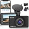 IBAYE Dashcam, Dash Cam Front and Rear Camera 2.5K QHD, Car Camera Dash Cam with Free 32GB SD Card, Support WiFi/APP Control, Super Night Vision, G-sensor, Loop Recording, Support 128GB Max