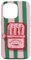 Pink Sardine Maximalist Vintage Food Stripes Aesthetic Cute Case for iPhone 13 Pro