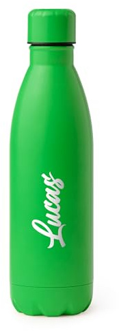 GRAVURE CONCEPT Gourde Personnalisée - Vert | Bidon en Inox 304-790 mL (TAREK) - Haute qualité - Finition premium - Personnalisation sur mesure