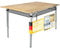 Klappbarer Camping-Tisch aus Bambus; Outdoor Klapptisch & Beistelltisch für Garten; Faltbarer Gartentisch, Wetterfest & Ultraleicht (XXL - 120 x 60 cm)