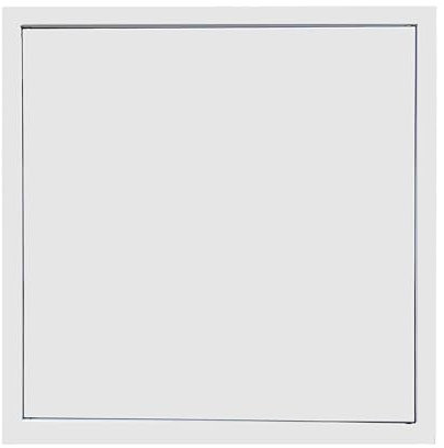 AIROPE Revisionsklappe 450x450 mm aus Stahlblech, weiß, Magnetverschluss – Revisionstür & Wartungsklappe für Trockenbau, Wasserzähler, Decke, Badewanne, Sicherungskasten, Kabel- und Rohrverkleidung