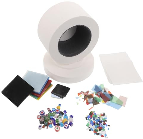 PRETYZOOM Kit de Horno de Microondas para Cerámica de Arcilla con Accesorios de Carburo de Silicio y Vidrio para Fundir Vidrio en Joyería y Manualidades DIY