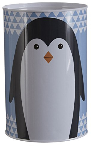 Premier Housewares Parker der Pinguin Geld, Zinn, Blau, 10 x 10 x 15 cm