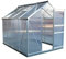 Westmann Aluminium Gewächshaus Flora 68 | Silber | 252x192x201 cm