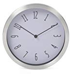Perel Aluminium Wall Clock - Ø 20 Cm
