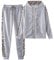 amropi Traingsanzug Damen Jogginganzug Leopard Kapuzenpullover Lange Ärmel Top + Hose Sportanzug 2 Stück (Grau,M)