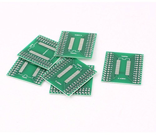 0,635mm x 0,8mm SSOP56 TSSOP56 bis 2,54mm DIP56 SMD IC PCB Adapter, 6 Stück