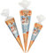 alles-meine.de GmbH Schultüte - REH/Rehkitz - Fuchs & Mäuse - süße Tiere - 85 cm - 6 eckig - incl. Name - Tüllabschluß - Zuckertüte - mit/ohne Kunststoff Spitze - Jungen Mädc..