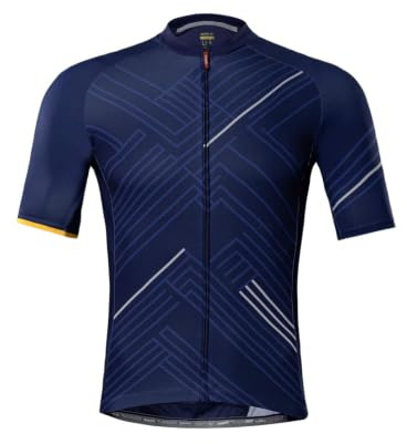 Santic Maillot Ciclista Hombre Top Ciclismo Bicicleta Bici Transpirable Secado Rápido Reflectante Jersey Ciclista Yorkson