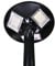 Jandei - Solar LED Straßenlaterne 1500 Lumen, für Outdoor IP65, Batterie und Fernbedienung inklusive, Präsenzsensor 6-8m, Kaltweiß, Park, Garten, Hof, Straßen