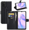 Fertuo Hülle für Blackview A70 / A70 Pro, Handyhülle Leder Flip Case Tasche mit Standfunktion, Kartenfach, Magnetschnalle, Silikon Bumper Schutzhülle Cover für Blackview A70 Pro, Schwarz