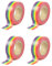 Washi Band Set 4 Rolle Regenbogen Farben Masking Tape Horizontale Streifen Band Dekorative Masking Tape Klebeband 15 Mm Breite Washi Band 10 M Länge Geschenk Verpackung Bänder