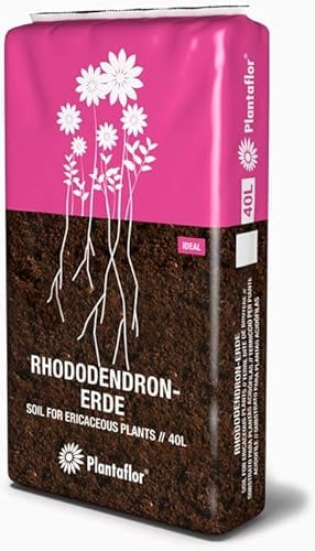 HaGaFe Plantaflor Rhododendronerde Moorbeeterde Blumenerde Erde 40 Liter (1x 40 Liter)