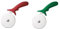Hygiplas Pizza Wheel Red - 102mm 4 & Hygiplas Pizza Wheel Green - 102mm 4