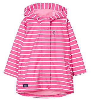 LightHouse Girls Olivia Waterproof Raincoat - Kids Lined Breathable Windproof Spring Summer Outdoor Coat With Hood