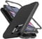YmhxcY for iPhone 11 Case 6.1 Inch Shockproof Dropproof Dust-Proof Drop Proof 3-Layer Durable Phone Case Heavy Duty Protection Phone Case Cover for Apple iPhone 11-Black/Grey