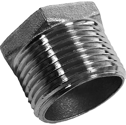 Gewinde Fitting Edelstahl V4A | Stopfen (Sechskant) AG | 3/4 Zoll