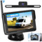 CAMECHO Wireless Reversing Camera Kit 4.3 IPS Reverse Camera Monitor AHD IP69 Waterproof Night Vision License Plate Rear View Camera for Cars RVs Pickups Vans Trucks Trailers Motorhomes Campers