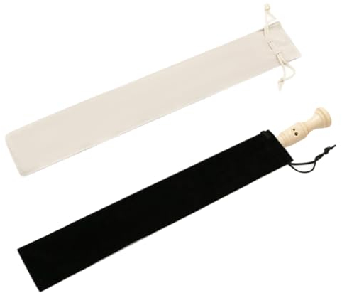 YHIJSR 2 Pezzi Flauti Custodia Custodia Flauto Dolce Soprano Sacchetti di Velluto con Cordoncino
