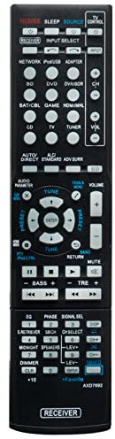 ROLLGAN AXD7692 Ersetzte Fernbedienung Anwendbar für Pioneer A/V Receiver System AXD7664 VSX-1022-K VSX-822 VSX-43 VSX-1023-K VSX-823-K VSX-828-K VSX-828-S VSX1122K VSX1127 VSX1127K VSX60