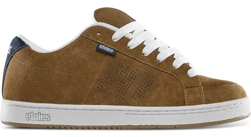 Etnies Kingpin – Style Skate Heritage Classique avec Look gonflé Tendance, Semelle Cup renforcée, Ajustement Amorti, Sneakers Quotidiennes - Brown/Navy - 49