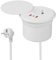 Btstil Enchufe Empotrable Con USB C y USB-A, Enchufe de Mesa Oculto Con Cubierta, 1 Schuko, Cable de Alimentación de 1,8 m Para Orificio de Mesa