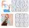 Bekecidi 2 PCS Christmas Resin Moulds, Snowflake Elk Shape Silicone Moulds Reindeer Epoxy Resin Casting Moulds Silicone Pendant Mold for Keyring Earring Jewellery Making Kit Xmas Tree Ornament