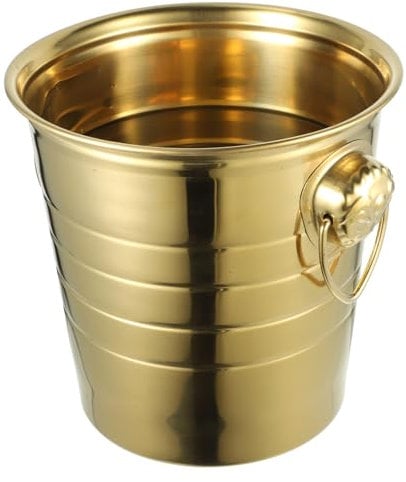 Mikinona Ice Buckets for Parties Large Beer Ice Bucket Heavy Duty Handles for Bars Homes