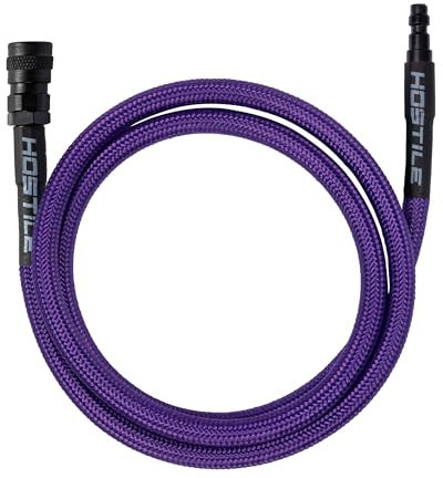 Hostile Airsoft Flex Line Schlauch 106,7 cm Schnelltrennung für HPA-Tanks (lila)